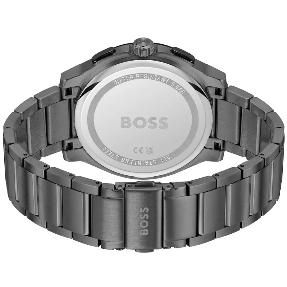Hugo Boss Peak Men’s Chronograph Watch 1514192 – Black Dial, Black Stainless Steel Strap