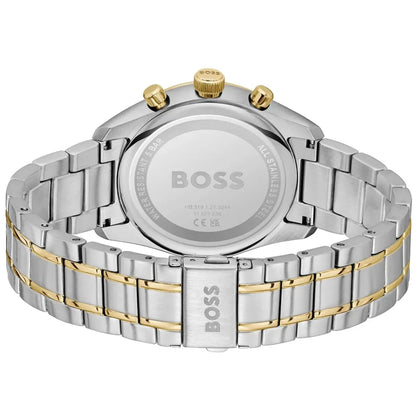 Hugo Boss Grand Prix Men’s Watch 1514227 – Green Dial – Two-Tone Stainless Steel