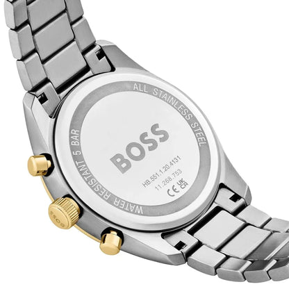 Hugo Boss Grand Prix Men’s Watch 1514227 – Green Dial – Two-Tone Stainless Steel