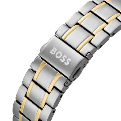 Hugo Boss Grand Prix Men’s Watch 1514227 – Green Dial – Two-Tone Stainless Steel