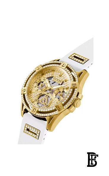 GUESS Analog Beige Dial Women's Watch-GW0536L2 image 2