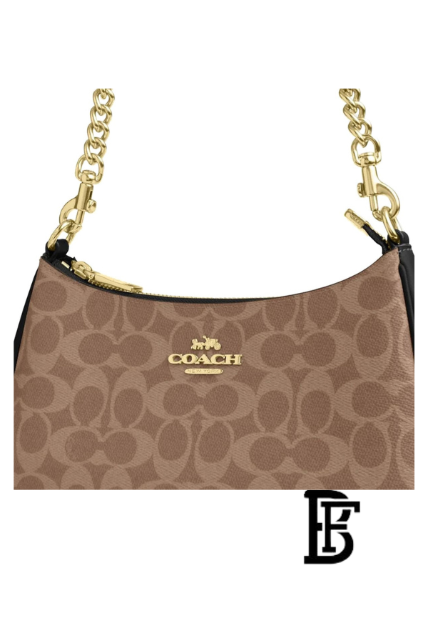 Coach Brown Women Shoulder Bag Cv933  – Elegant Everyday Shoulder Bag image 6