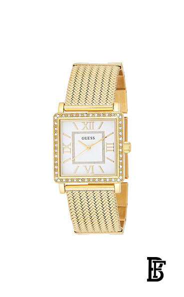 GUESS Women's Gold Analog Watch W0826L2 + Gift perfume Tester 30 ml image 2