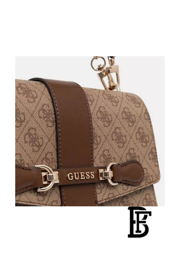 Guess brown Women Shoulder Bag Hwsg9500200 Lgw  – Elegant Everyday Shoulder Bag image 7