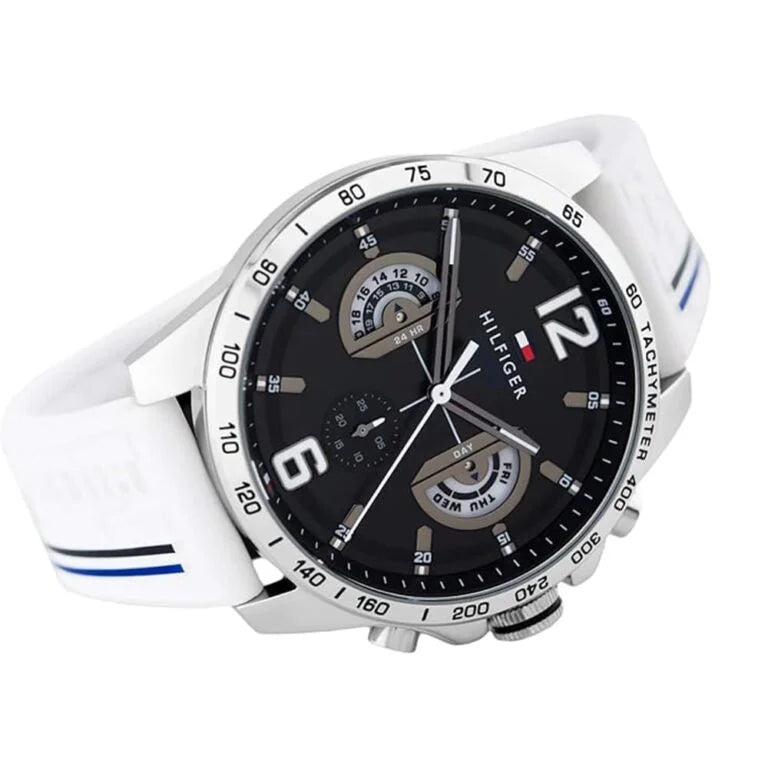 TOMMY HILFIGER Men's Rubber Chronograph Watch 1791475