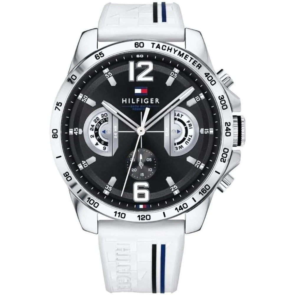 TOMMY HILFIGER Men's Rubber Chronograph Watch 1791475