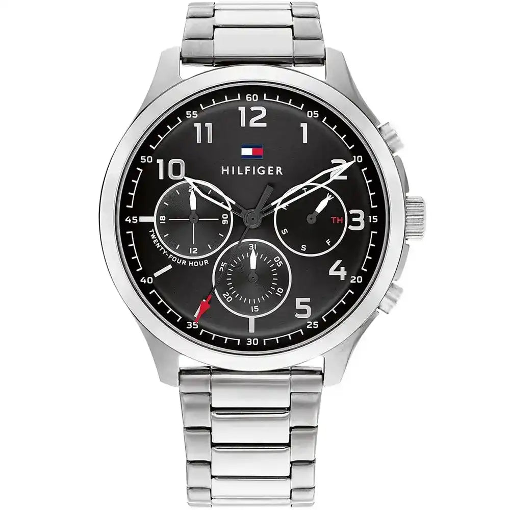 TOMMY HILFIGER Men's Asher Black Dial Watch 1791852