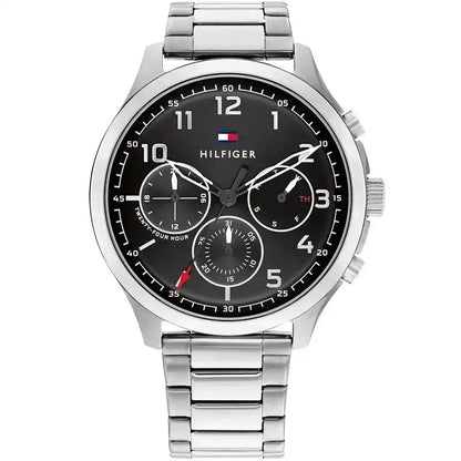 TOMMY HILFIGER Men's Asher Black Dial Watch 1791852