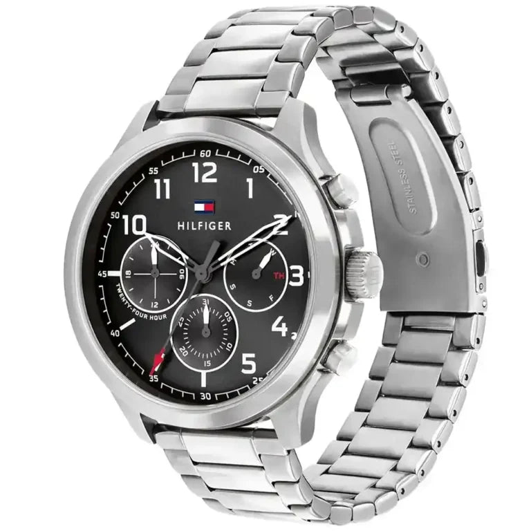 TOMMY HILFIGER Men's Asher Black Dial Watch 1791852