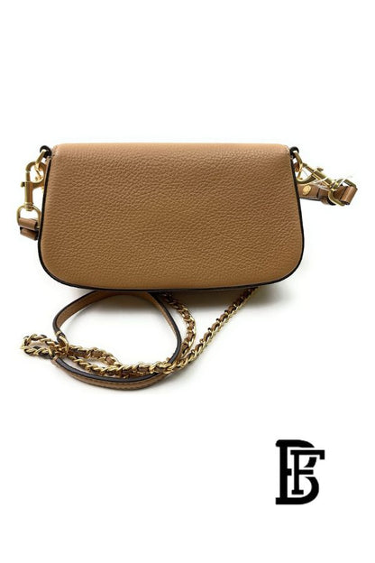 Tory Burch Brown Leather Women Handbag 138772  – Elegant Everyday Shoulder Bag image 7