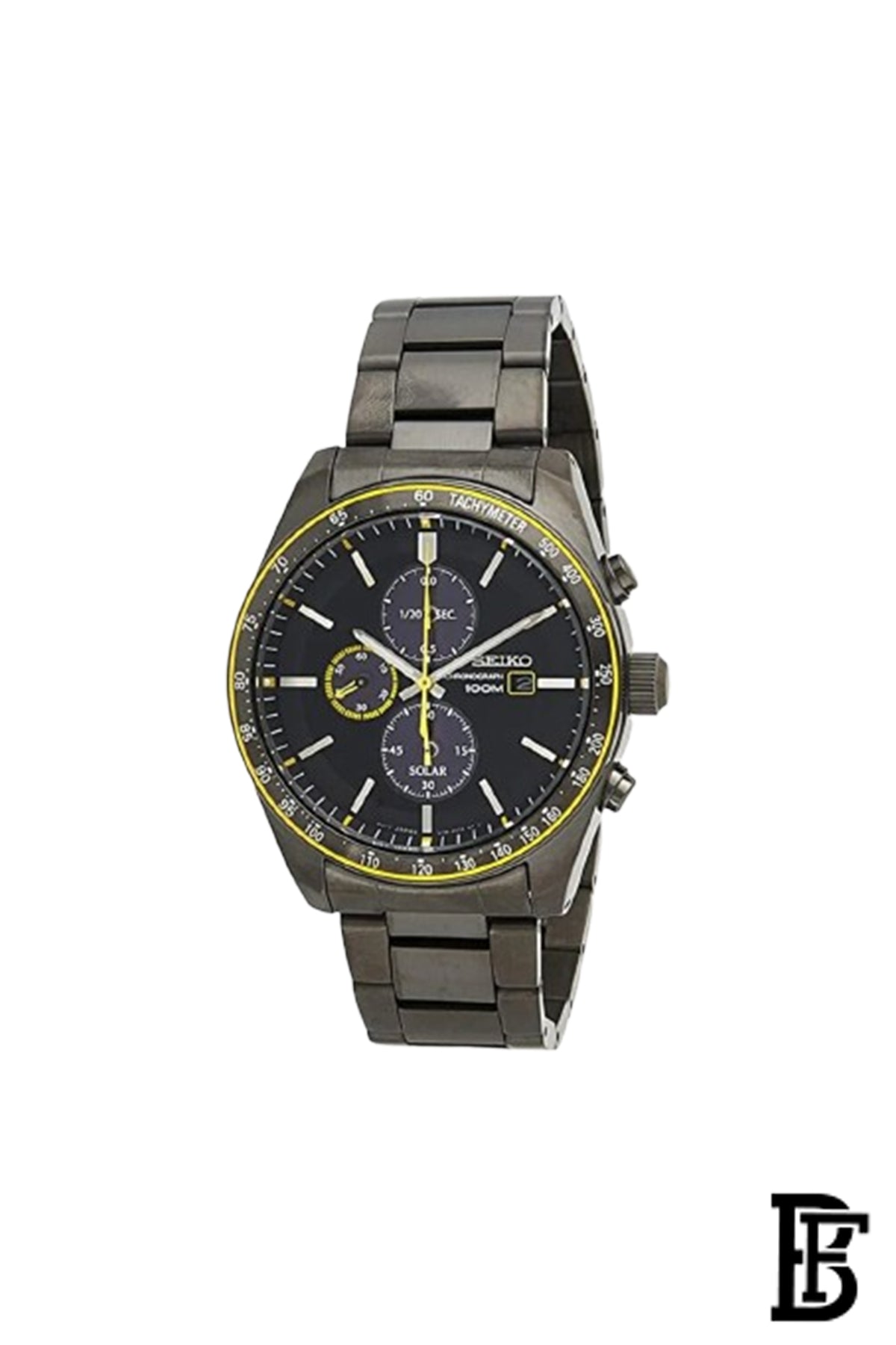 SEIKO Men's Hand Watch CHRONOGRAPH Stainless Band Black Dial SSC723P1 image 1