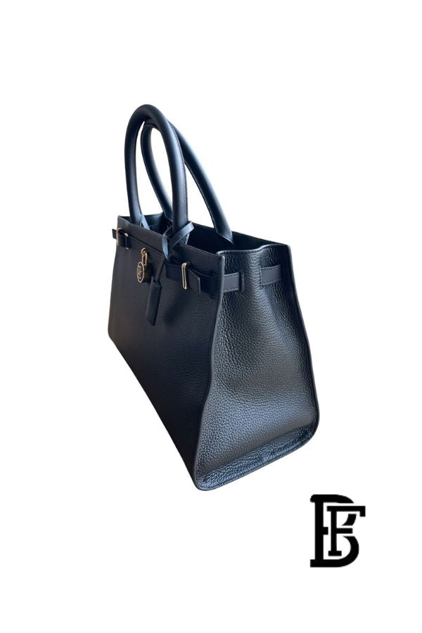 Tommy Hilfiger Blue Leather Women Handbag – Elegant Everyday Shoulder Bag image 6