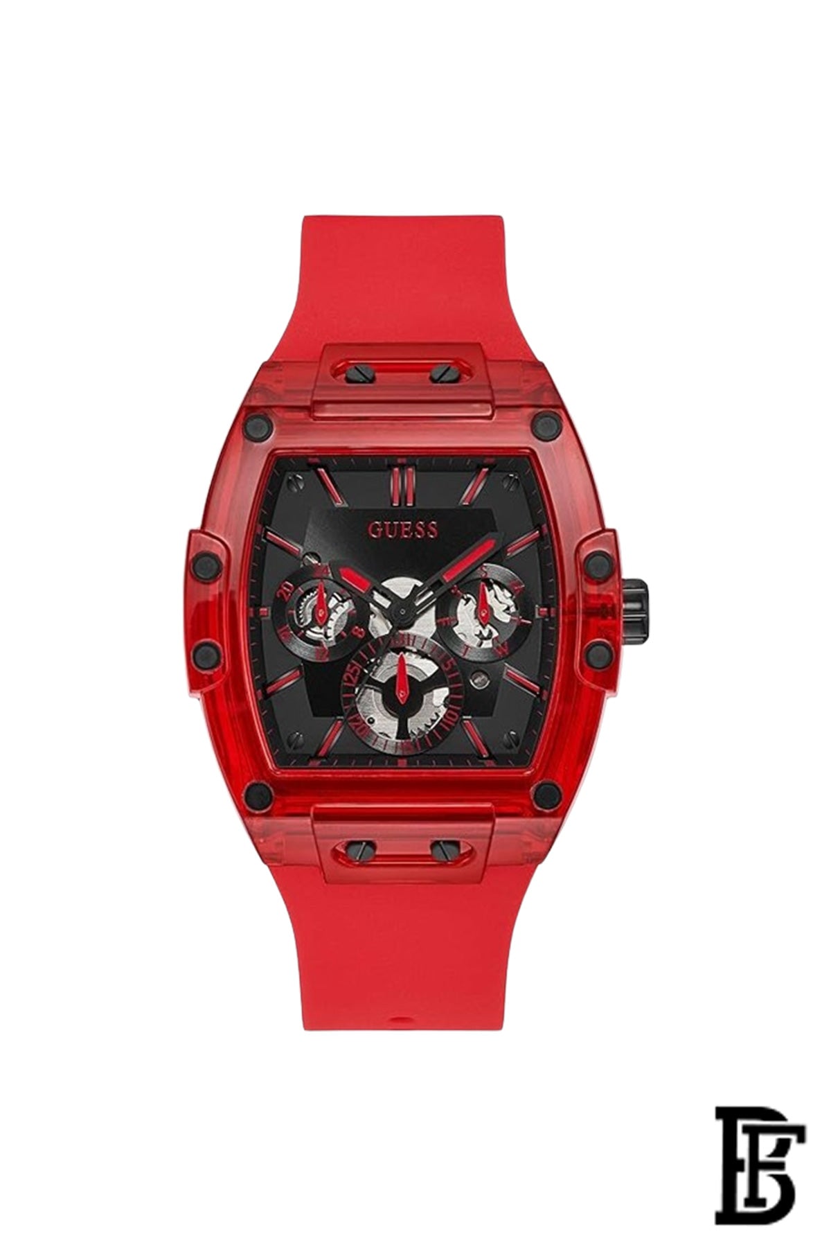 GUESS Mens Red Multi-function Watch  gw0203g5 image 0