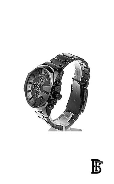 DIESELMen's Mega Chief Round Shape Stainless Steel Chronograph Wrist Watch 49 mm - Black - DZ4282 image 3