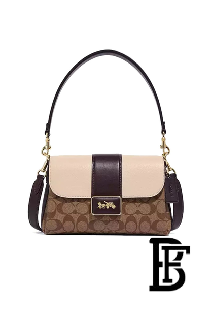 Coach Beige Multi Women Shoulder Bag Cc066 Imupm – Elegant Everyday Shoulder Bag image 6