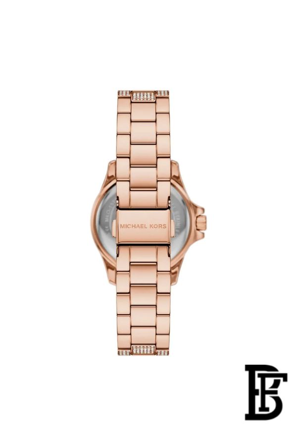 Michael Kors Mini Everest Women's Watch MKO1197 – Rose Gold Dial & Stainless Steel Strap image 2