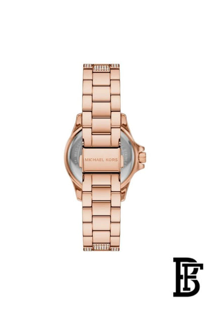 Michael Kors Mini Everest Women's Watch MKO1197 – Rose Gold Dial & Stainless Steel Strap image 2