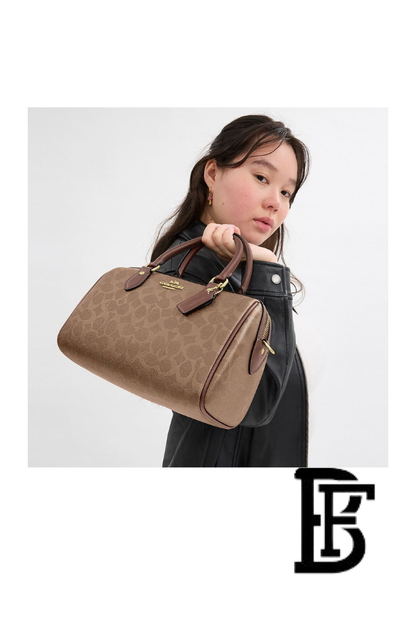 Coach Tan Brown Women Handbag  Cv 961 Imxhe – Elegant Everyday Handbag image 1