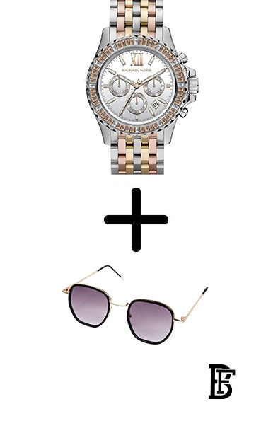 Michael Kors Watch For Women MK5876 + Sun glasses gift sg4 image 1