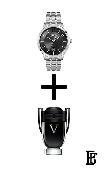 Hugo Boss Watch For Men 1513614 + Gift perfume Tester 30 ml image 0