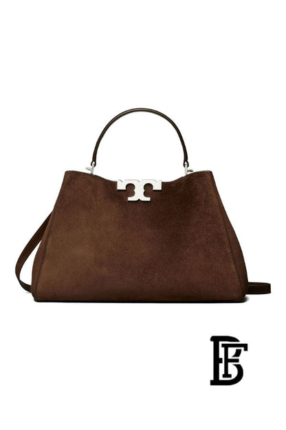 Tory Burch brown Leather Women Handbag 171502 202  – Elegant Everyday Shoulder Bag image 0
