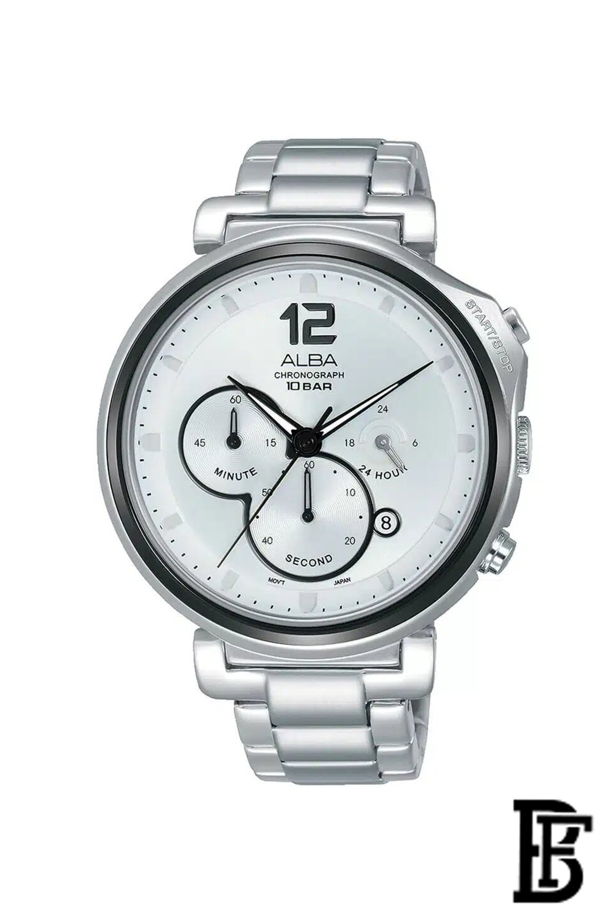 Alba AT3E15X Men's Stainless Steel Quartz Analog Wrist Watch      Warranty from Elaraby Group image 0