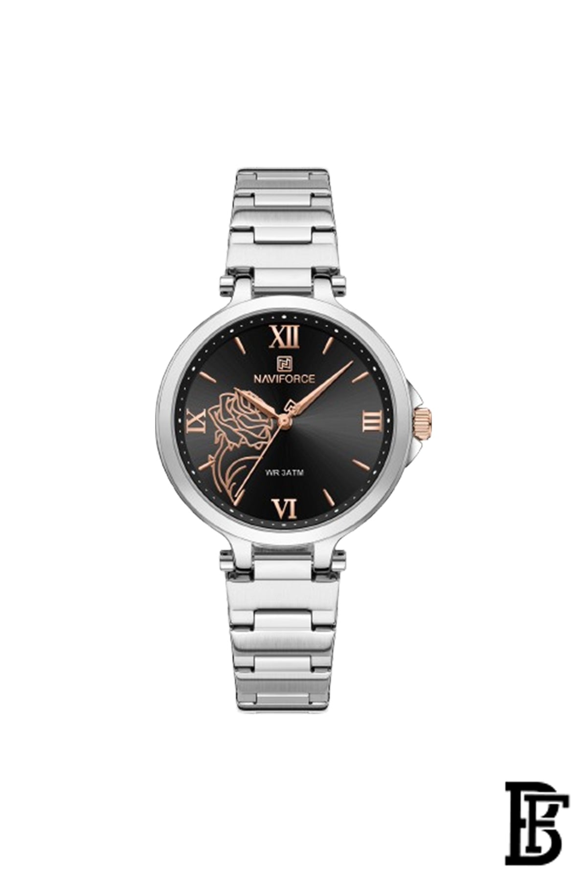 Naviforce NF5060 S/B      Women's Analog Stainless Steel Watch image 0