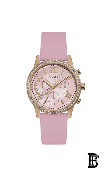 GUESS W1135L2 Women's Rubber Quartz  Analog Wrist Watch image 1