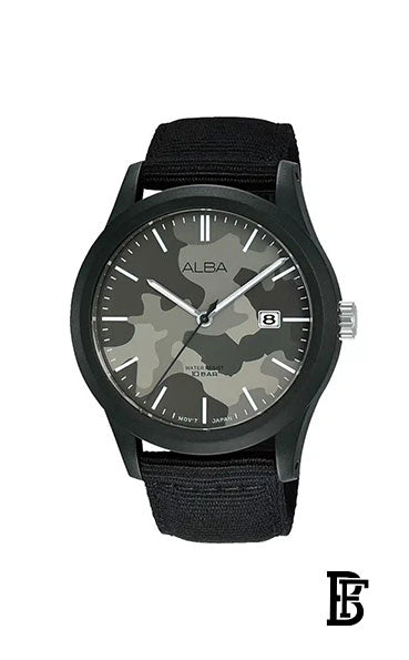 Alba AS9K33X Men's Fabric  Quartz Analog Wrist Watch      Warranty from Elaraby Group image 1