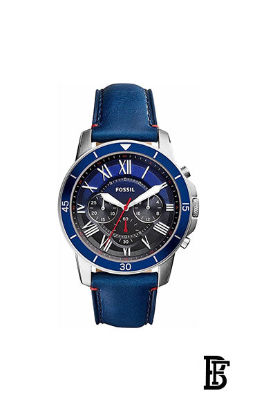 FOSSIL Men's Grant Chronograph Watch FS5373 + Gift perfume tester 30 ml image 2