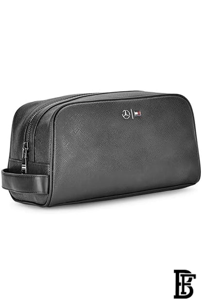Tommy Hilfiger Men's Black Genuine Leather Handbag - MENBAG040 image 2
