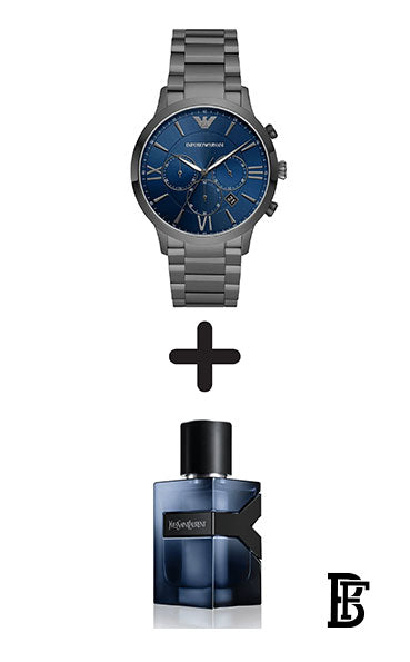 EMPORIO ARMANI Men's Stainless Steel Analog Watch Ar11348 + Gift perfume Tester 30 ml image 0