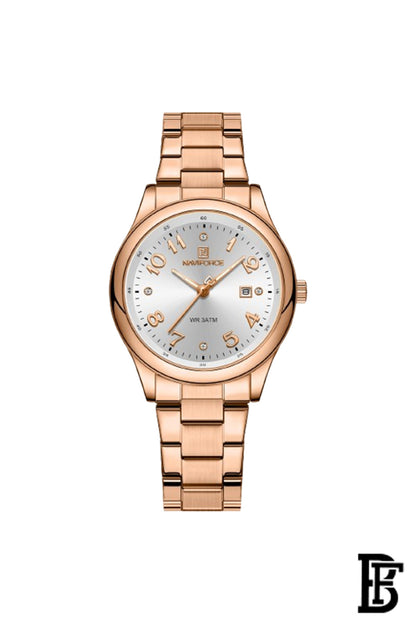 Naviforce NF5059 RGW      Women's Analog Stainless Steel Watch image 0
