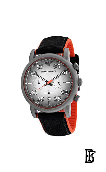 EMPORIO ARMANI Men's leather Analog Watch AR11174 + Gift perfume tester 30 ml image 2