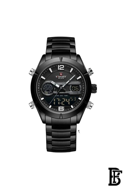 NAVIFORCE NF9232 BBB  MEN'S Stainless Steel Analog Wrist Watch image 0