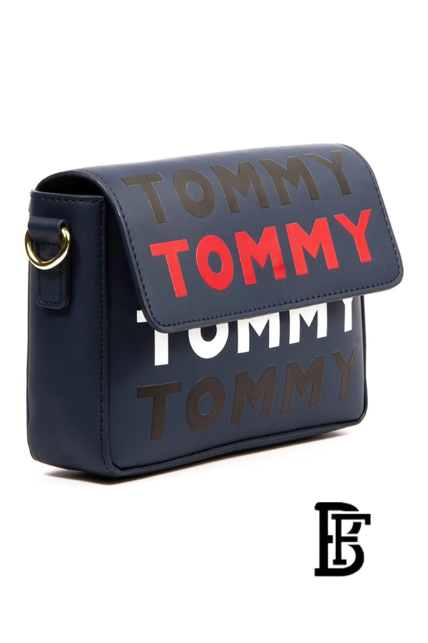 Tommy Hilfiger Navy Blue Leather Women Handbag – Elegant Everyday Shoulder Bag image 5