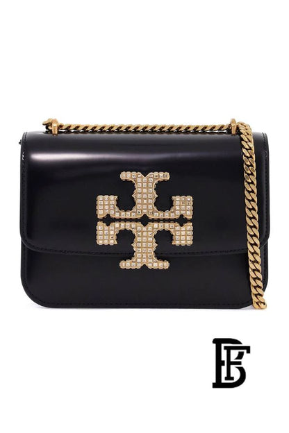 Tory Burch Black Leather Women Handbag 161930001001 – Elegant Everyday Shoulder Bag image 1