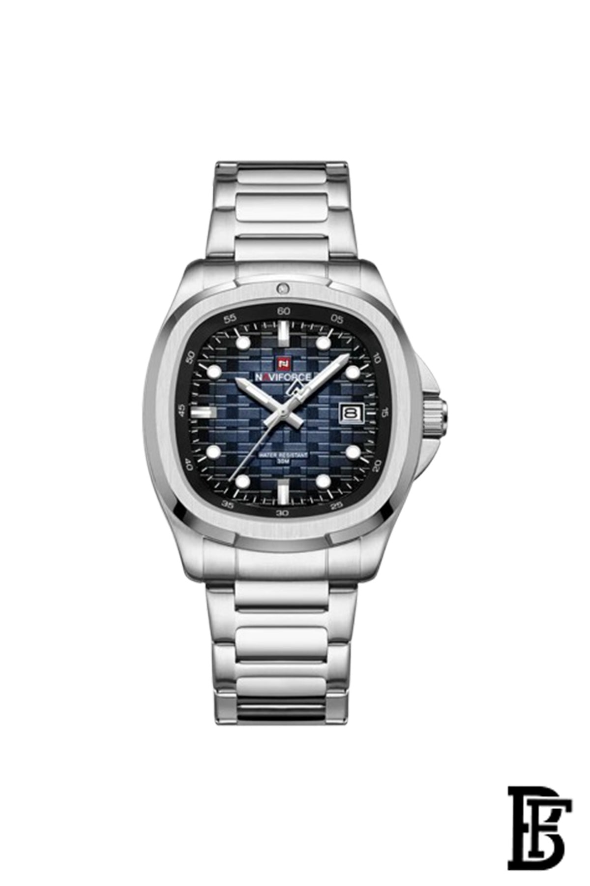 NAVIFORCE NF9240 S/BE/S MEN'S Stainless Steel Analog Wrist Watch image 1