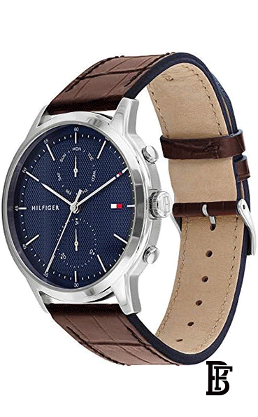 TOMMY HILFIGER Men's Leather Analog Wrist Watch 1710436 image 2