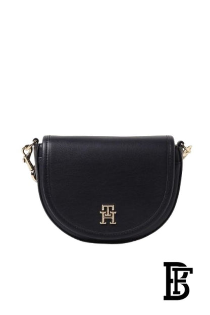 Tommy Hilfiger Mini Shoulder Bag in Synthetic Leather – Rounded Design image 0