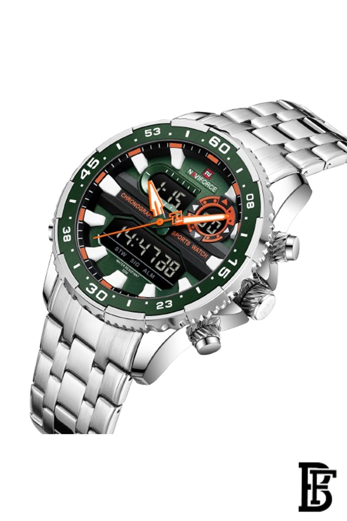 NAVIFORCE NF9234 SGNS  MEN'S Stainless Steel Analog Wrist Watch image 2