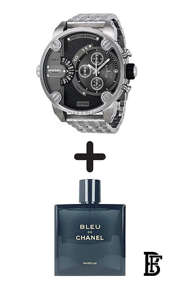 DIESEL men Chronograph Wrist Watch DZ7259 + Gift perfume Tester 30 ml image 1