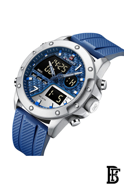 Naviforce NF9221 S/BE/BE     Men's Analog Leather Watch image 2