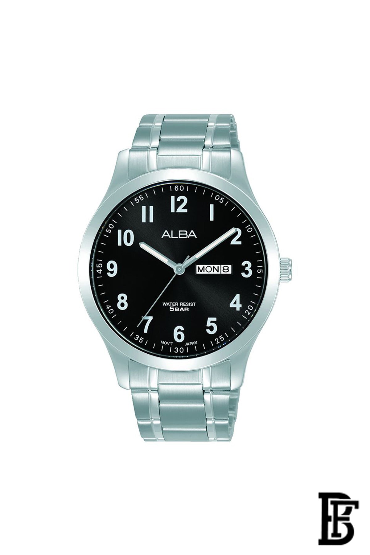 Alba AJ6165X Men's Stainless steel Quartz Analog Wrist Watch      Warranty from Elaraby Group image 1