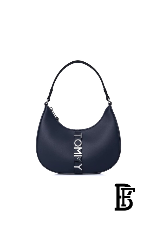 Tommy Hilfiger Women's Blue Shoulder Bag (AW0AW16511) – Stylish Shoulder Bag for Everyday Use image 0