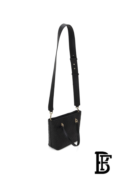 Tommy Hilfiger Black Leather Women Handbag Aw0Aw16002– Elegant Everyday Shoulder Bag image 9