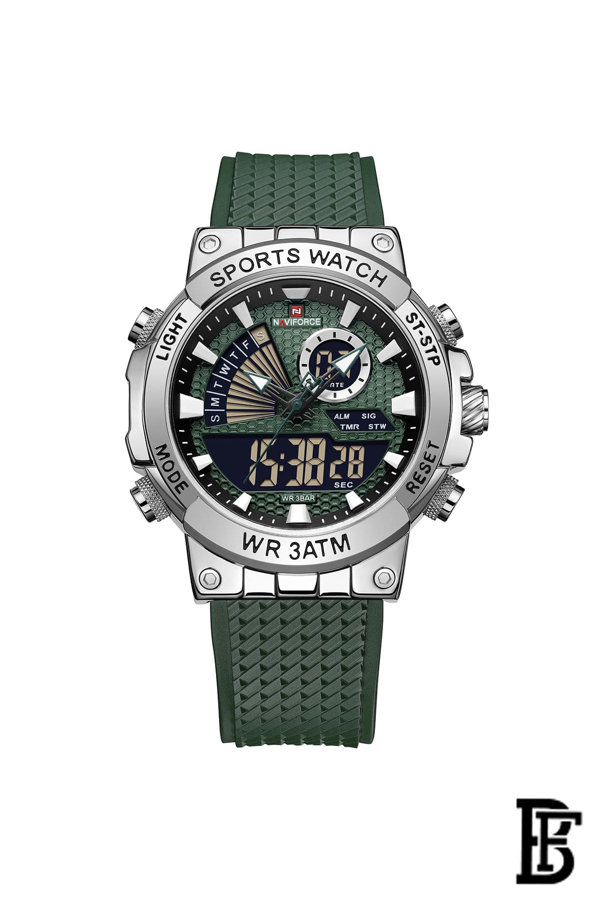 Naviforce NF9219 S/GN/GN    Men's Analog Leather Watch image 0