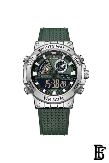 Naviforce NF9219 S/GN/GN    Men's Analog Leather Watch image 0