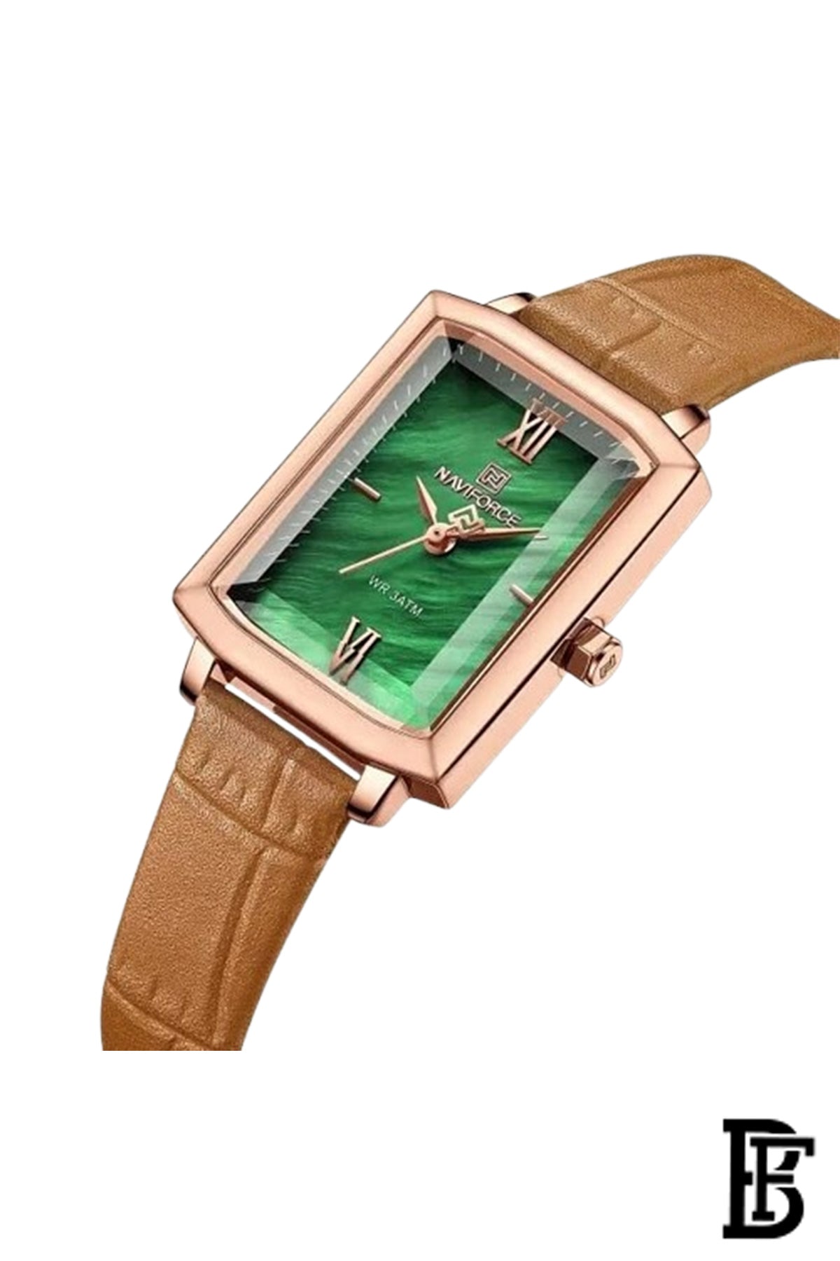 Naviforce NF5039L RGGNBN  Women's Analog Leather Watch image 2