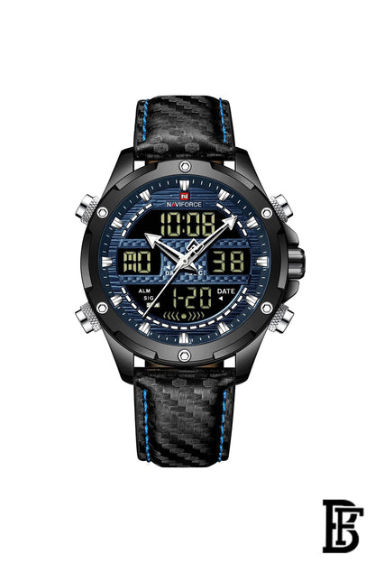 Naviforce NF9194 BBEB      Men's Analog Leather Watch image 1